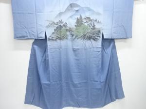 アンティーク　山水風景模様男物長襦袢